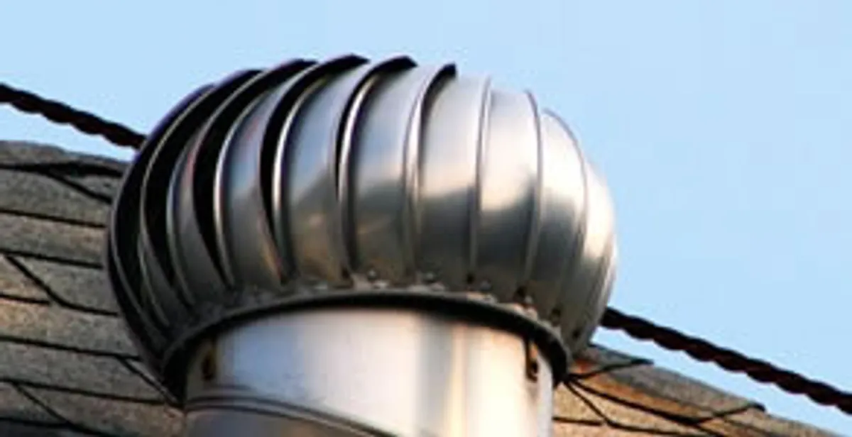 attic fan installation services with professionally installed roof ventilation unit in Atlanta, GA