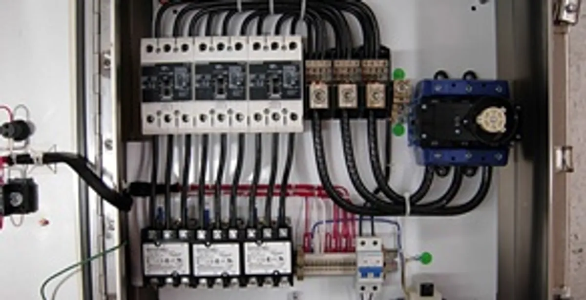 Electrical panel installation with organized circuit breakers and wiring in Atlanta, GA