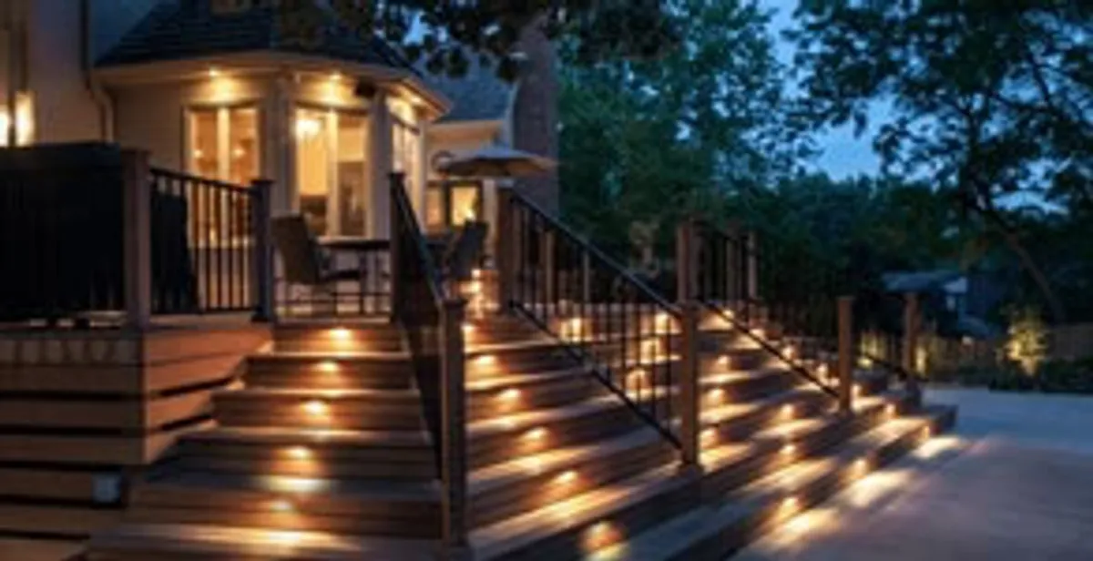 Residential electrician installing outdoor lighting for home safety in Atlanta, GA