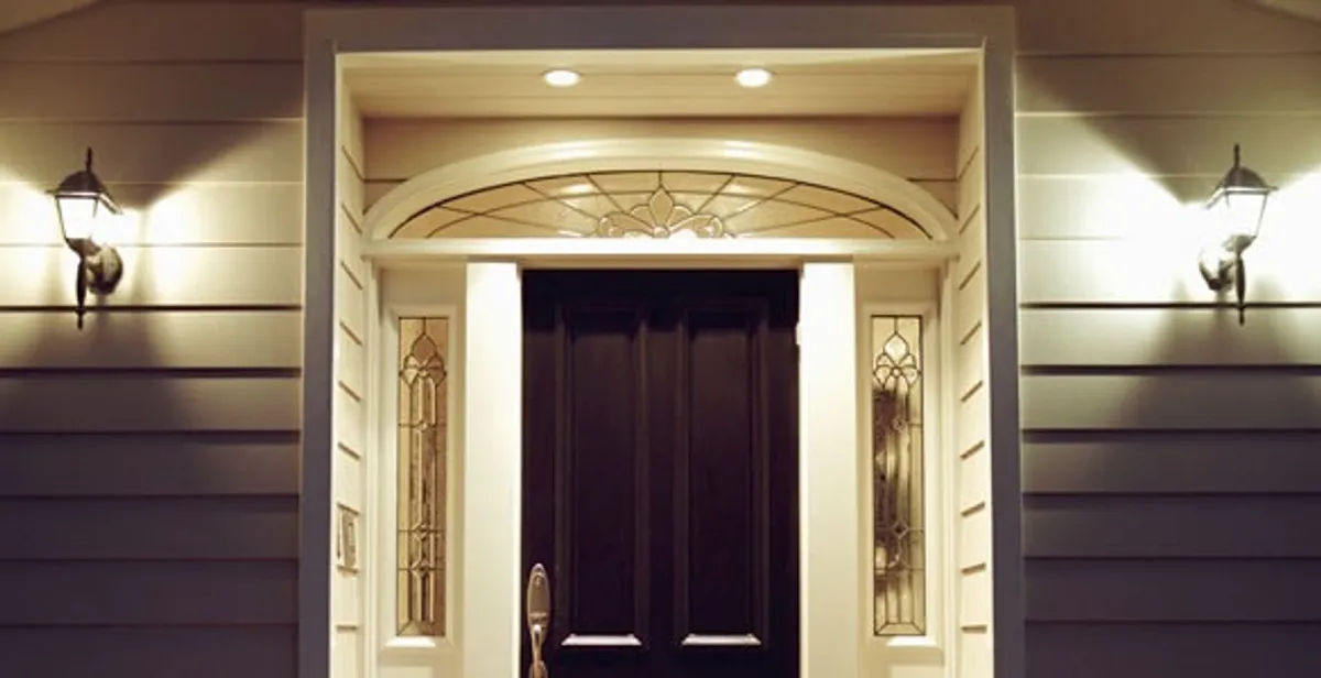 security light installation services with professionally installed entryway lighting in Atlanta, GA